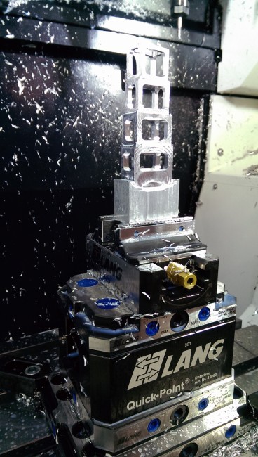 Rectangular risers from workholding expert LANG creates distance to the machine table